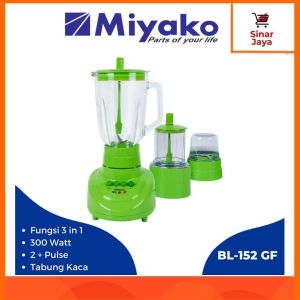 MIYAKO BL-152 GF Blender Kaca 1.5 Liter (3in1)