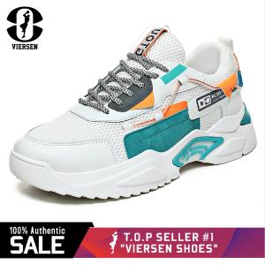 VIERSEN men fashion design cricket shoes 2024 summer mens wild tide running shoes breathable mesh casual sneakers