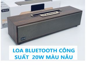 Loa Vi Tính Màu Nâu  - Để Bàn Thiết Kế Dạng Gỗ Sang Trọng - Công Suất 20W  Âm Thanh Hay  Bass Mạnh  Cực Chất - Kết Nối Bluetooth - Bảo Hành Đổi Mới