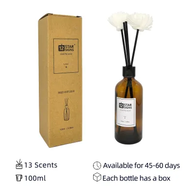 12StarSigns 13 Scents Reed Diffuser Home Fragrance Aromatherapy Household Bedroom Shangri-La Coffee Scent