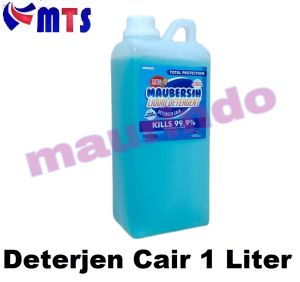 COD - MAUBERSIH Sabun Deterjen Cair 1L Sabun Cuci Baju Laundry Antibacterial