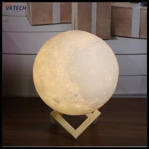 【Vktech】Decorative 3D Moon Night Light with USB Charging Touch Sensor and Color Shift for Living Room or Bedroom【1-3 days Delivery】