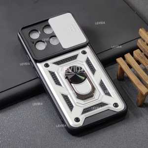 Infinix Hot 40 Infinix Hot 40 Pro Case Robot Slide Ring Kamera Case Slide Kamera Protect Infinix Hot 40 Infinix Hot 40 Pro