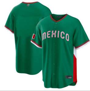 2026 New European and American WBC Embroidered Baseball Jersey Short Sleeve World Cup Baseball Classic Mexico Team 56 In Stock