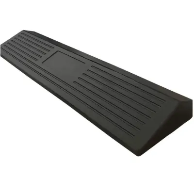 Long Version Squat Wedge Block for Weightlift and DeadliftNon-Slip Solid Rubber Squat RampHeavy-Duty Squat Platform for Heel Elevated Squats and Calf Raises