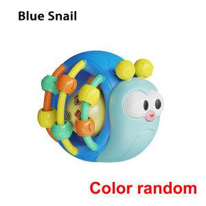 Orzbow Infant Toddler Ball Toy Snail Ball Biteable Graspable 0-12 Months Teething Handheld Ball Baby Rattle Crib Mobile