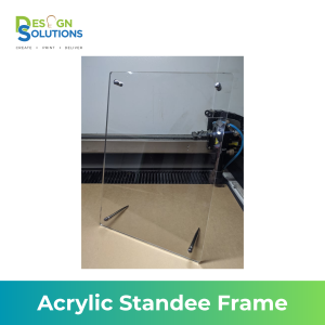 Acrylic Standee Frame (3MM ACRYLIC) | Clear Acrylic Tabletop Display Stand | Photo Menu Price List & Sign Holder