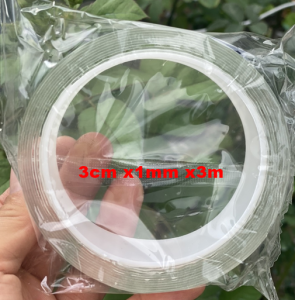 [HCM][Có video] (Dài 3m-5m) Băng keo 2 mặt siêu dính siêu chắc chắn dính trên mọi vật chất không thấm nước chống hoá chất chống ăn mòn