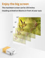 โปรเจคเตอร์ Mini Projector โปรเจคเตอร์มินิ 1080HD รองรับการแชร์จอมือถือ ลำโพงในตัว รับประกัน 5 ปี. 