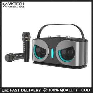 Portable BT Speaker System with 2 Microphones Portable Wireless Speakers Rechargeable Battery for Girls Boys Family Home Party Birthday Gifts