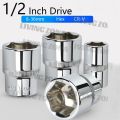 Kunci Sok Bijian Soket Crom Murah Bagus 8-32Mm Mata Kunci Sok 24 Mm Tools Mata Kunci Sock 22 Mm Sock Socket Sok 1/2" 6Pt. 