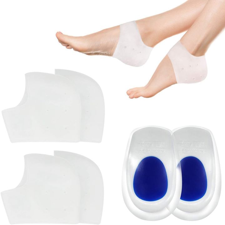 3 Pairs Heel Cups Plantar Fasciitis Inserts Pads Gel Heel Cushion Silicone Heel Protectors Great for Plantar Fasciitis Achilles Tendinitis Heel Sore for Women Men Lazada Singapore