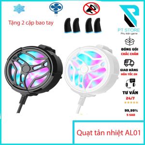Quạt tản nhiệt AL01 với Đèn LED RGB: Hiệu suất làm mát tối ưu và ánh sáng đa sắc sảo ( tặng kèm bao tay gaming)