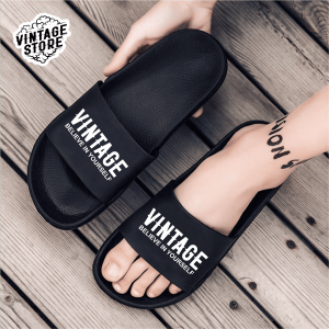 SANDAL SLOP PRIA VINTAGE UKURAN 39 SAMPAI 43 SLIP ON  SENDAL PRIA DAN WANITA TERBARU 2022 SANDAL KARET BAHAN PYLON RINGAN DAN LEMBUT SANDAL SLIDE MATERNAL DISASTER