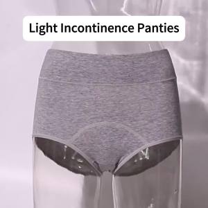 Womens Washable Incontinence Underwear 3 Pack Asian Size-Need Go Up 2 Size-High Waist Leakproof Ladies Panties Reusable Incontinence Briefs for Bladder Leakage Protection (Size: Asian-XL/US-M)