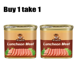 Mr.Squirrel Luncheon Meat  340g  Canned Goods Ready  (Mix of Chicken & Pork) Korean Luncheon Meat  Wholesale