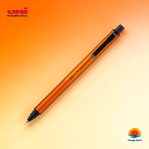 Uni Kuru Toga Metal M5-KH/0.5mm Auto-Rotating Mechanical Pencil/Made in Japan/Sunrise Orange