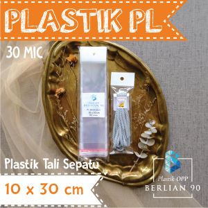 Plastik Display 10 x 30 Cm 30 Micron Isi 100 Lembar - Plastik Perlize - Plastik OPP Gantung