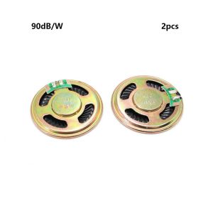 SIERWU 2pcs Vỏ Sắt Còi từ tính bên trong Siêu Bản gốc Loa Radio Đồ Chơi 8 ohm 0.5w Loa mini