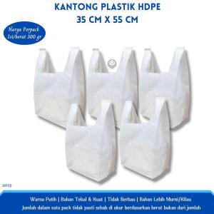 Kantong Plastik 300 Gram HD Kresek 35 Kantong Plastik (Isi 300 Gram-JDP35)