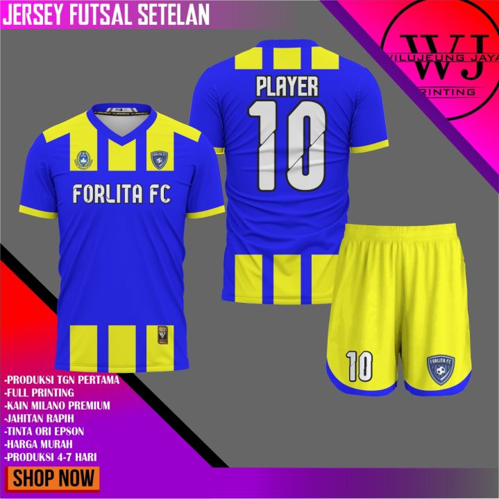 Jersey futsal puma on sale design depan belakang