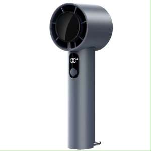 2026 New 4000mAh Portable Rechargeable Folding USB Mini Fan Digital Display High Speed Cold Compress Pocket Handheld Fan Cooling USB Charge Small Kipas
