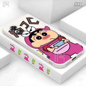 (Lokal Ready) Casing hp Infinix Hot 30i Hot 20S Note 12 G96 Note 12 Pro Hot 12 Play Hot 11 Play Hot 9 Play Hot 10 Play Hot 10S 10T Smart 6 Smart 5 Kartun Crayon Shin Chan Jingle Cat Silikon Soft Case
