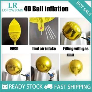 LF Wholesale✨Flash Sale ✨ 4D Sphere 32 Inch Metal Mirror Effect Decorative Balloon For Celebrations And Party Decorations Filling With Helium Can Float