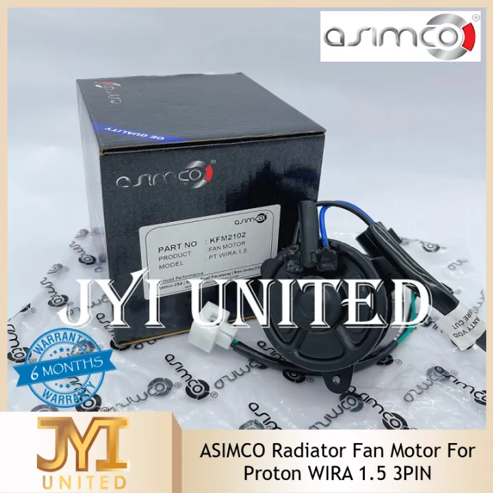 Asimco Radiator ASIMCO Radiator Fan Motor For Proton WIRA 1.5 3PIN | Lazada