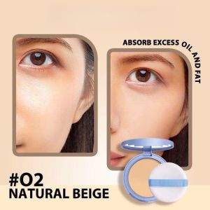 Buy 1 take 1 Oil Control Matte Face Powder Long Lasting Flawless Set Powder Face Makeup With Mirror