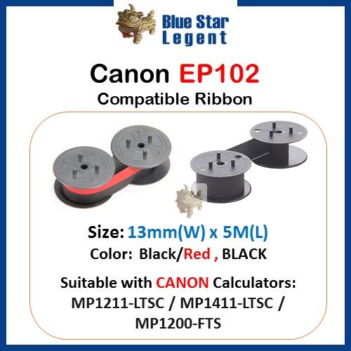 Compatible Canon Ink Ribbon Ep 102 Ep102 Spool Ribbon For Canon Calculator Mp1211 Ltsc Mp1411