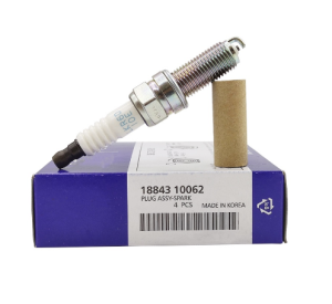 4PCS Original 18843-10062 LKR6D-10E Spark Plug for Hyundai Accent i10 1.2 (2008 - 2015) / Hyundai Accent (2014 - 2018) / Kia Rio 1.2 / Kia Picanto (2012 - 2016)