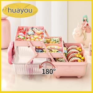 huayou Multi-layer Hairpin Organizer Cute Girl Jewelry Case Head Rope Headband Display Rack Childrens Hair Accessories Storage Box