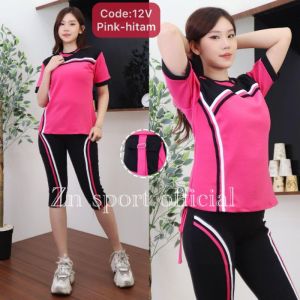 setelan senam PENDEK wanita dewasa setelan baju olahraga peremPuan BAJU OLAHRAGA PEREMPUAN