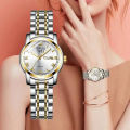 ORUSS watch women original 2023 sale pawnable water proof elegant stainless steel luminous display gold watch. 