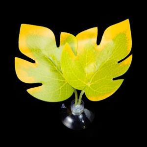 Betta Fish Leaf Pad Double Leaf Hammock Resting Bed Safe Environment Betta Spawning Bed Aquariums Landscape Accessory