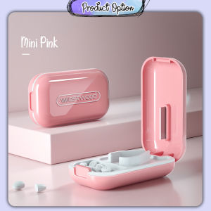 [Little B House] Portable Travel Medicine Pill Compartment Box Case Storage Medicine Splitter with Cutter Blade 切药器药盒 Kotak ubat - TV03