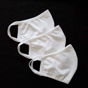 [Bán Chạy Số 1] Sét 10 cái Khẩu trang vải  màu trắng cotton tự nhiênrẻ mềm mịn thoáng mátkhông gây kích ứng da