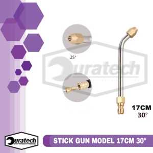 Ikura Tools Stick Quick Release 17 CM 30 Derajat Semprotan Gun Mesin Cuci Mobil Stick Gun Nozzle Extension Wand 17CM 30° - Gagang Stik Rod Sambungan Tembakan Gun Mesin Car Wash Jet Cleaner High Pressure Steam Washer Cleaner Cuci Ac Mobil Motor Kendaraan