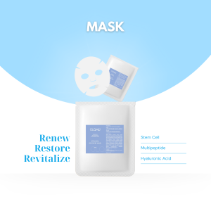 GLOMD Stem Cell Recovery Mask 5pcs | Best for post laser | Facial Sheet Mask