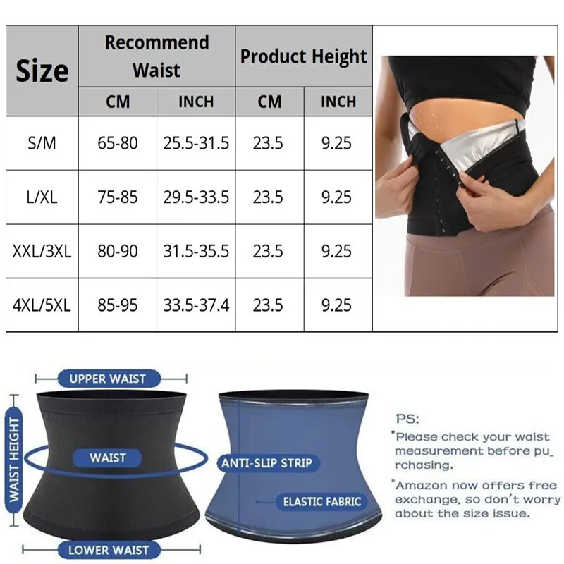 Waist Trimmer Belt for Women - Size Extra Large, Waist 31.5 to