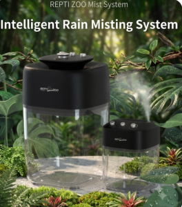 Automatic Reptile Humidifier Mister with Smart Timer Touch Control Rainforest Tank Spray Water Pump