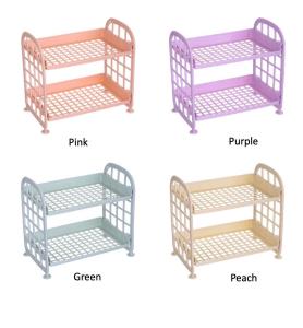 2 Layer Table Top Shelf Storage Rack Kitchen Storage Rack Organizers