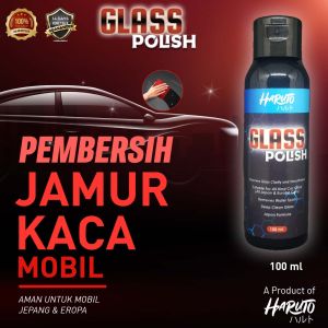 Glass polish Haruto 100ml pembersih jamur kaca mobil jepang dan eropa