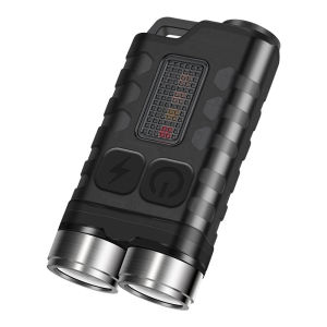 AE New high-brightnessflashlight   Portable Keychain Light Waterproof Magnetic Work Light Rechargeable Flashlight