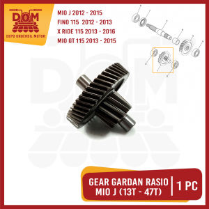Ger Gardan Rasio Set MIO J 13T/47T (TOKAIDO) Gir Gigi Penghubung Gear Main Axle Comp Yamaha Fino Fi
