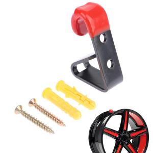 1 ชิ้น ตะขอแขวนโลหะสำหรับแขวนยางล้อรถ ตะขอแขวนล้อยางรถยนต์ เกี่ยวล้อรถแม็ก ที่ห้อยล้อ ติดผนัง ตะขอเกี่ยวดุมล้อ ความจุรับน้ำหนัก 35 กก