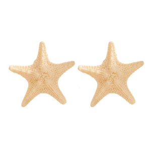 1Pair Contemporary Sea Star Hair Clip Practical Resin Hairpins For Girls Women Slip Resistant Metal Clip Hair Decoration