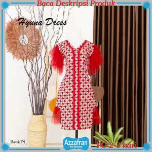 Hyuna Dress | Baju Katun Anak Perempuan dan Dewasa | Kostum Imlek Pesta Ulang Tahun Batik Murah