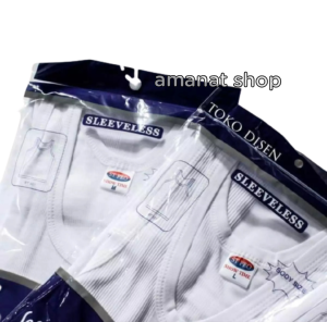 1PCS SINGLET KAOS DALAM PRIA KATUN ST PRO BAHAN LEMBUT M L XL